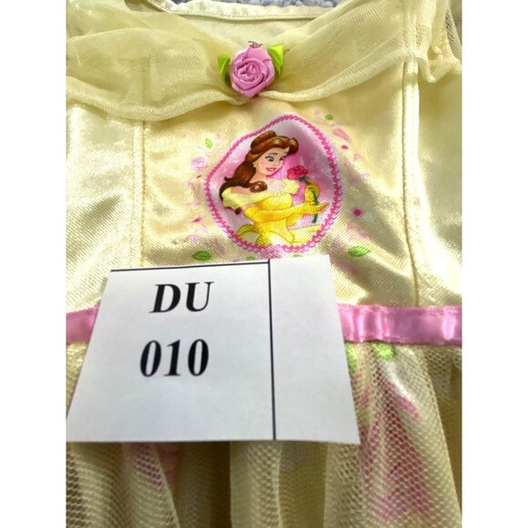 Disney Princess Toddler Girls Night Gown Belle Yellow/Pink Multi Size 5 - Picture 8 of 8